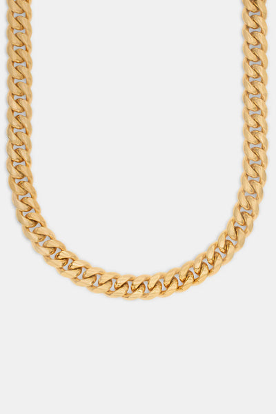 CLEAN BOXED CUBANA CHAIN. - 11MM 18K GOLD