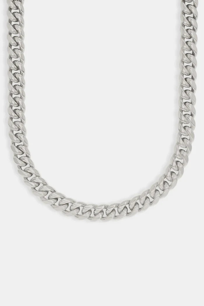 CLEAN BOXED CUBANA CHAIN. - 11MM WHITE GOLD