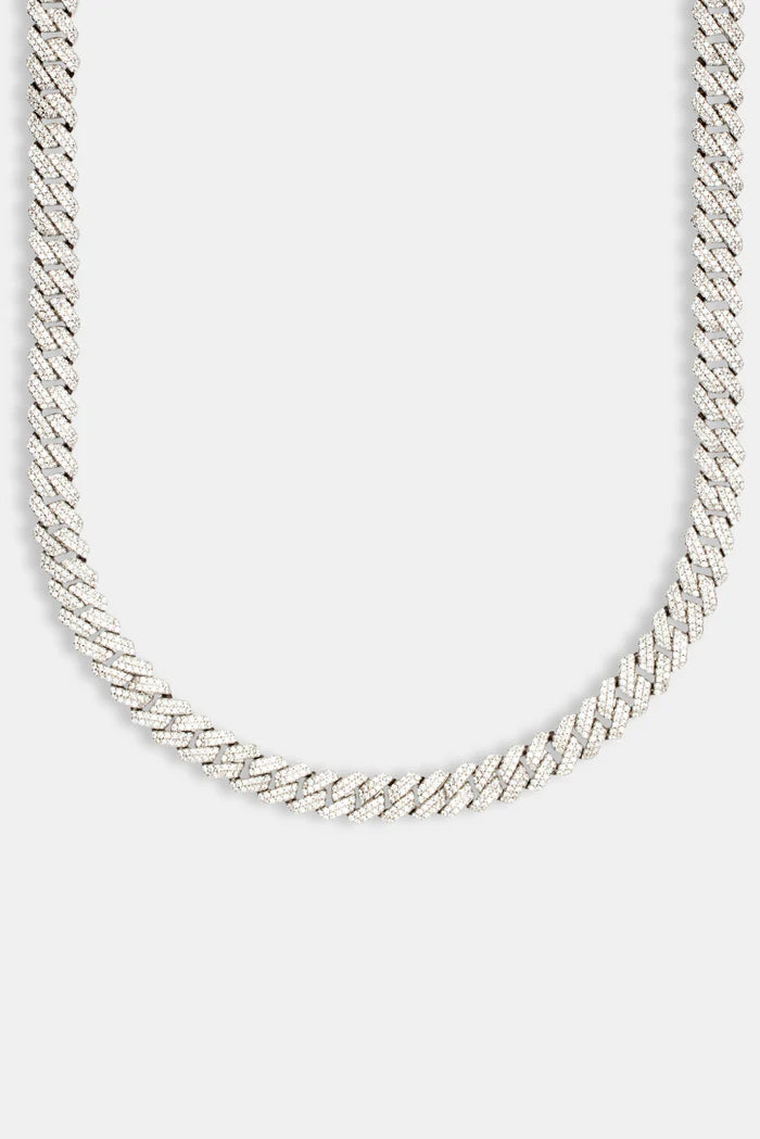 10mm Moissanite Infinity Link Chain - Gold Vermeil