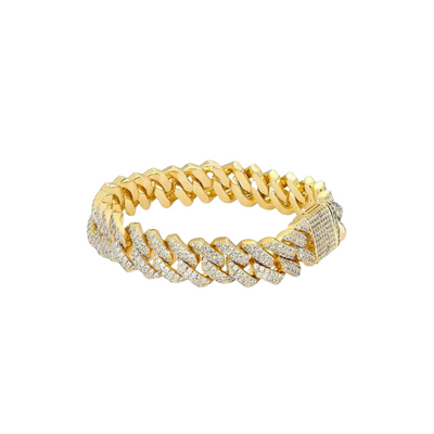 CUBAN MIAMI PRONG 13MM Bracelet - Gold