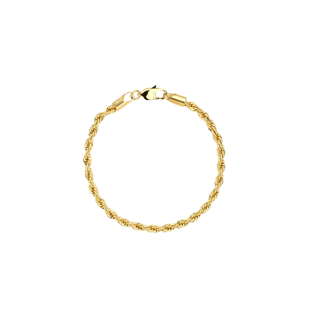 ROPE BRACELET 3MM- GOLD