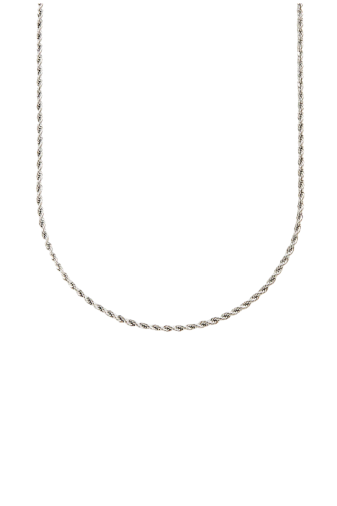 ROPE CHAIN 3MM - WHITE GOLD