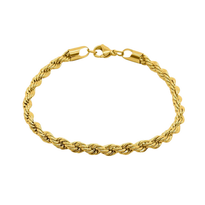 ROPE BRACELET 6MM - GOLD