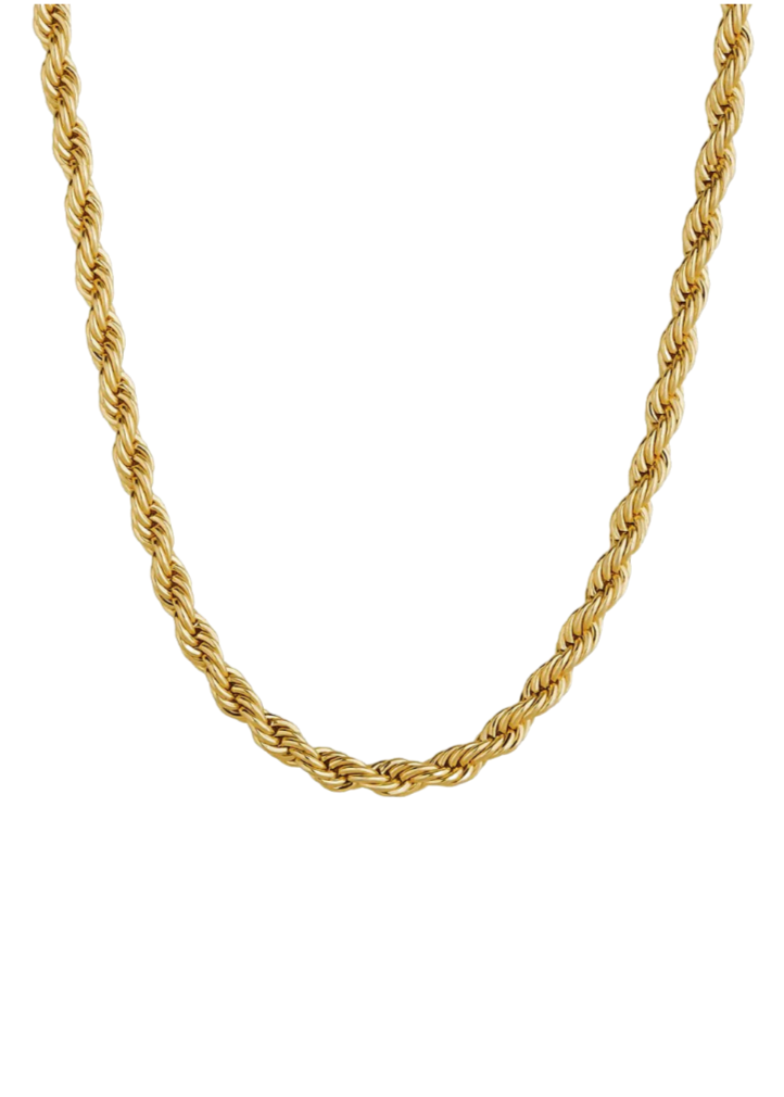 ROPE CHAIN 4MM - GOLD