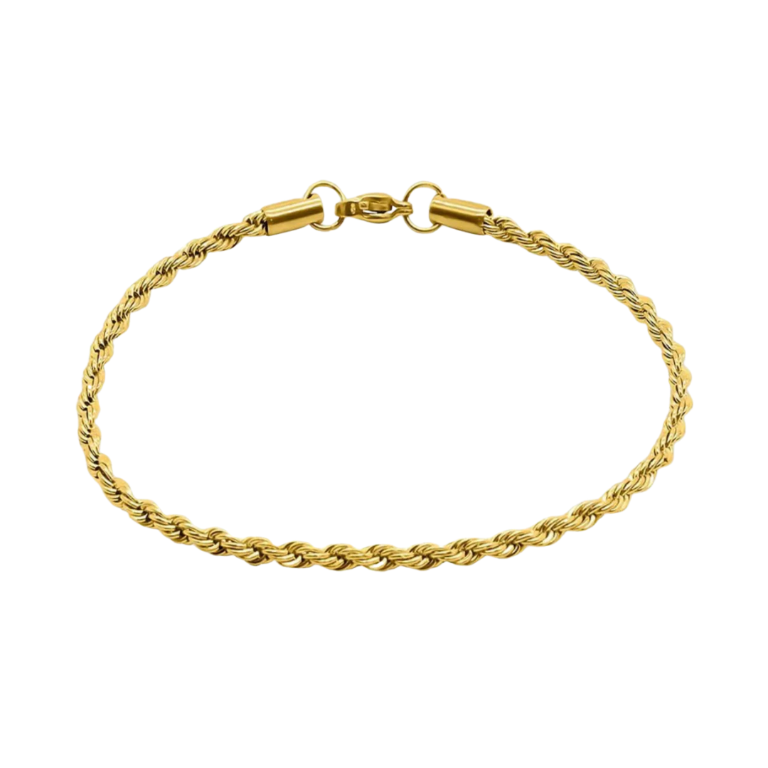 ROPE BRACELET 2MM - GOLD