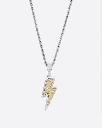 BLITZ PIECE PENDANT. - WHITE GOLD - Lazetti