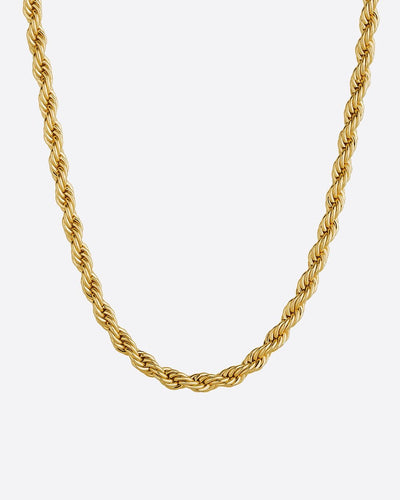 ROPE CHAIN 4MM - GOLD