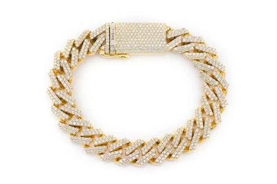 CUBAN MIAMI PRONG 13MM Bracelet - Gold